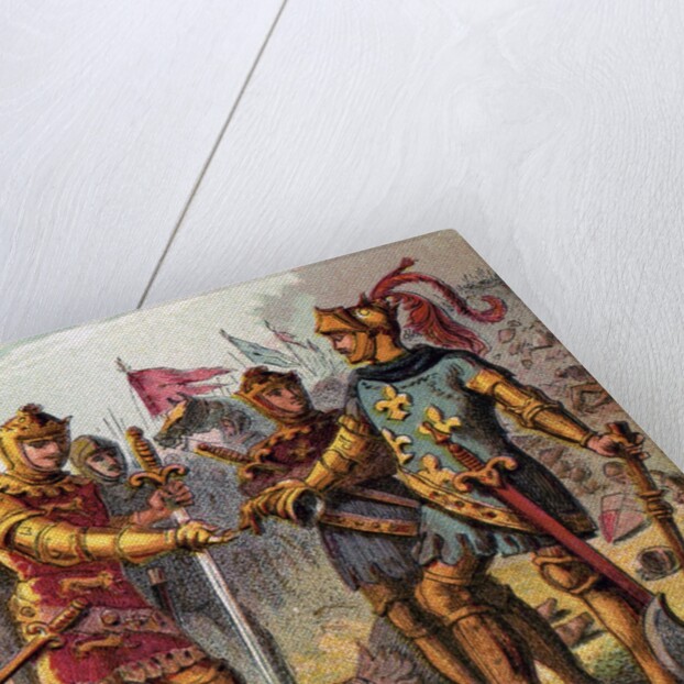 Battle at Poitiers by Anonymous