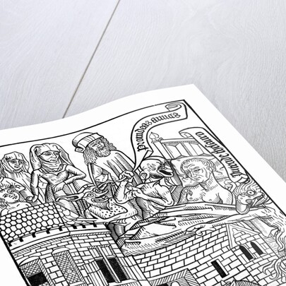 A sinner on his death bed by Anonymous