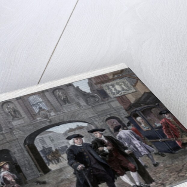 Samuel Johnson and James Boswell in Fleet Street by Anonymous