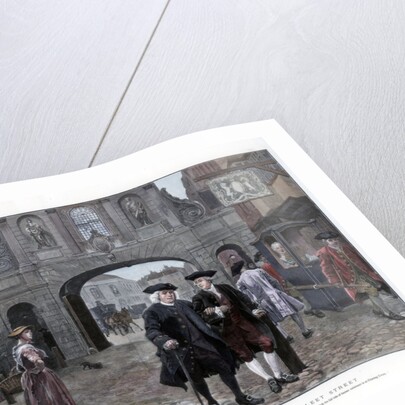 Samuel Johnson and James Boswell in Fleet Street by Anonymous
