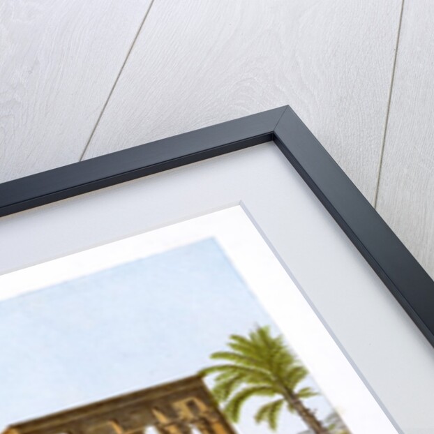 Egyptian temple by the Nile River by Anonymous