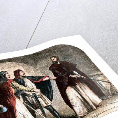 King Richard I in prison. by Anonymous