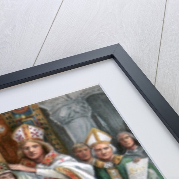 The crowning of Edward I at Westminster by Anonymous