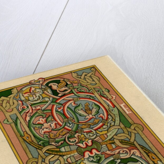 Illuminated initial H by Anonymous