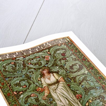 Flora by Sir Burne-Jones