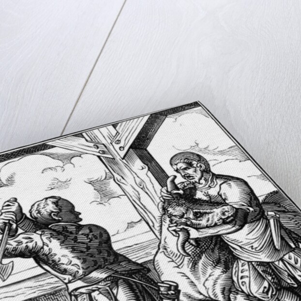 16th century butcher by Anonymous