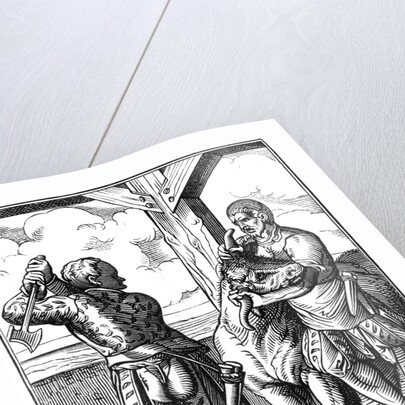 16th century butcher by Anonymous