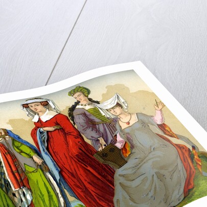 English noblewomen in the 15th-16th century by Anonymous
