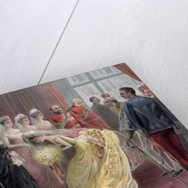 Queen Victoria in Jubilee Drawing Room by Anonymous