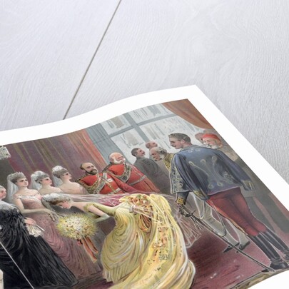 Queen Victoria in Jubilee Drawing Room by Anonymous