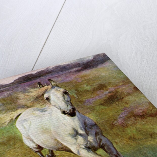 Study from life for Colt Hunting in the New Forest by Anonymous