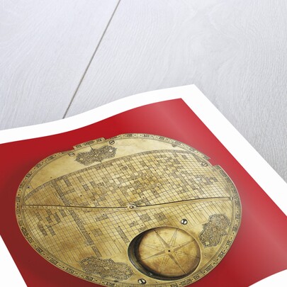 Islamic Mecca-centered world map by Anonymous