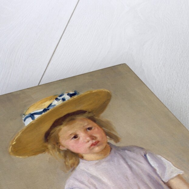 Child in a Straw Hat by Mary Cassatt