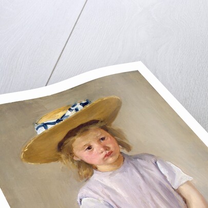 Child in a Straw Hat by Mary Cassatt