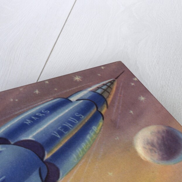 Mars, Venus, Jupiter rocket by Anonymous