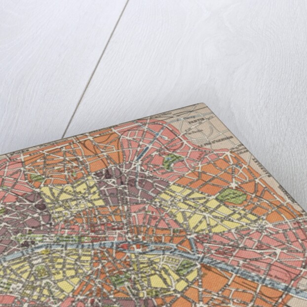 Map of Paris by Anonymous