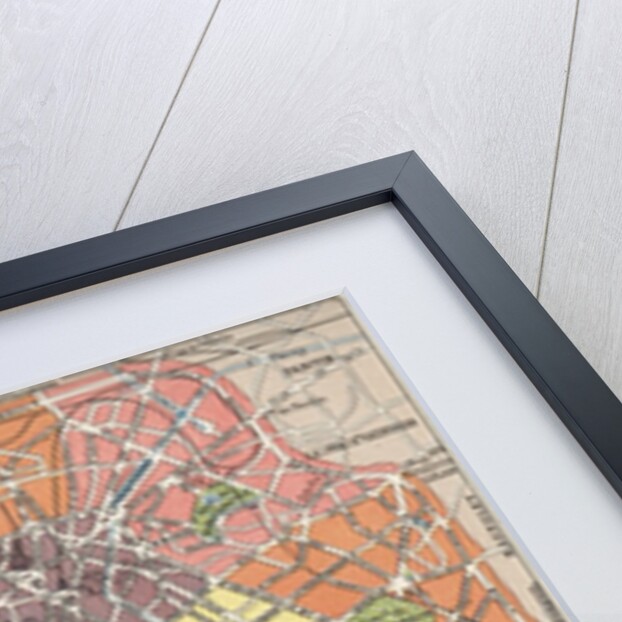 Map of Paris by Anonymous