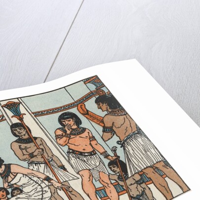 Hatshepsut being crowned Queen of Egypt by Anonymous