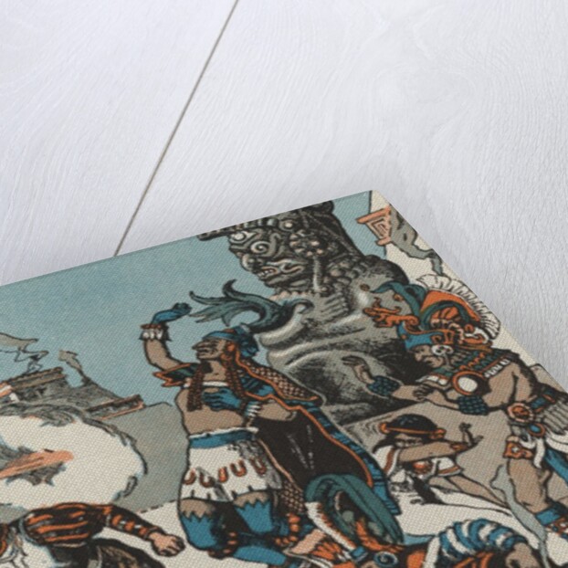 Pedro de Alvarado attacks Aztecs by Anonymous