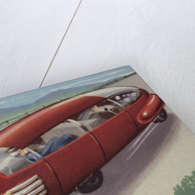 Family car in space by Anonymous