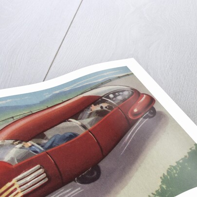 Family car in space by Anonymous