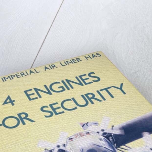 Imperial Airways: 4 engines for security. by Anonymous