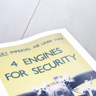 Imperial Airways: 4 engines for security. by Anonymous