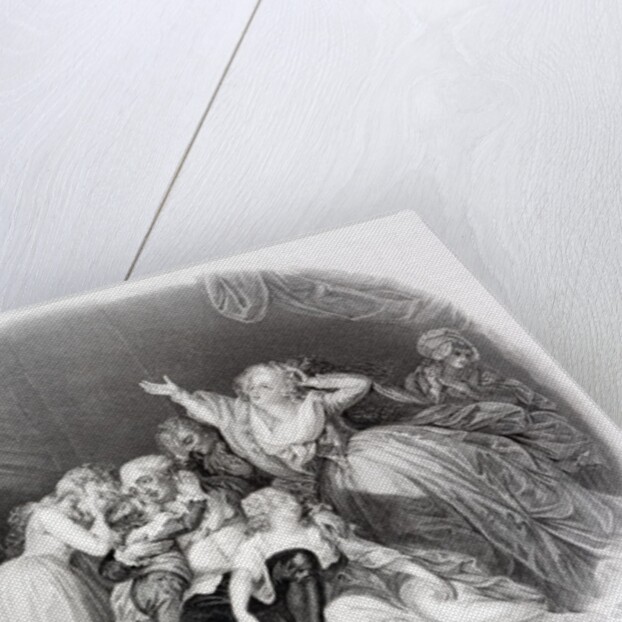 The last audience of Louis XVI and his family by Anonymous