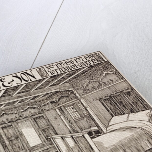 Heal & Son Arts and Crafts advertisement by Anonymous