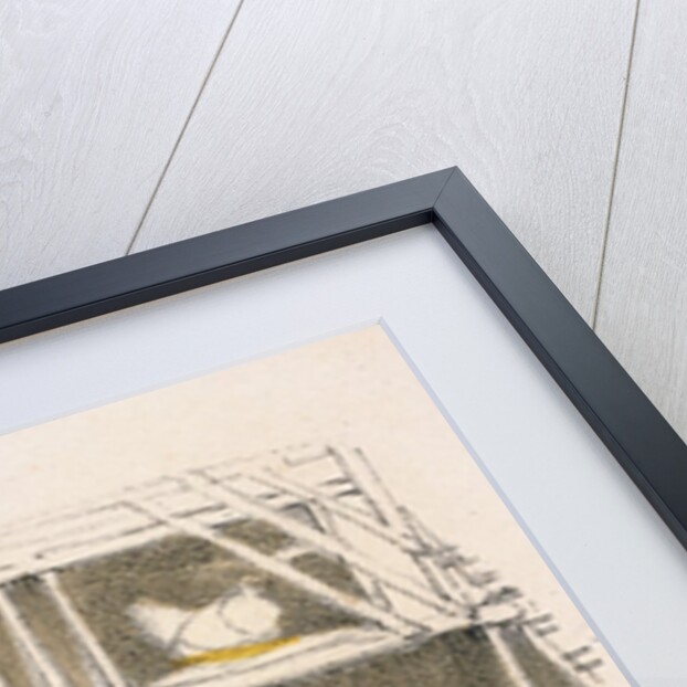 Woman collecting chicken eggs by Anonymous