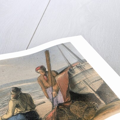 Shrimpers at work by Anonymous
