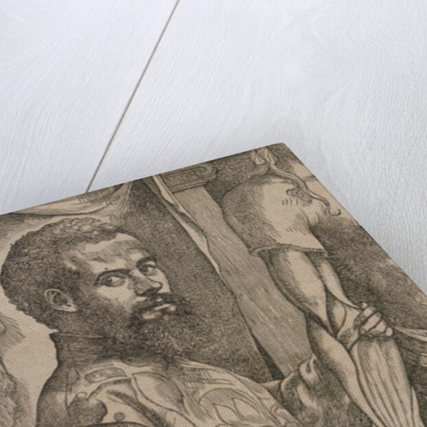 Andreas Vesalius dissecting the muscles of cadaver by Anonymous