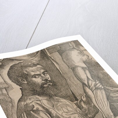 Andreas Vesalius dissecting the muscles of cadaver by Anonymous