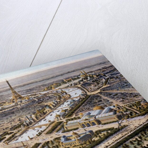 Bird's-eye view of the Paris Expositon of 1900 by Anonymous