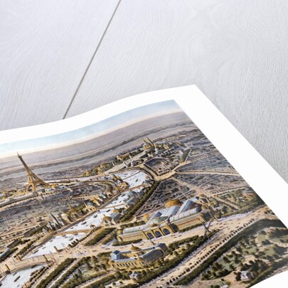 Bird's-eye view of the Paris Expositon of 1900 by Anonymous