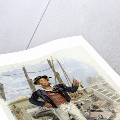Royal Navy boatswain by Anonymous