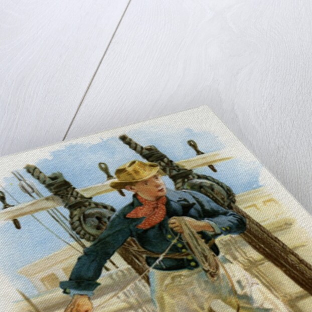 Sailor heaving the lead by Anonymous