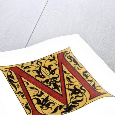 Initial letter 'M' by Anonymous