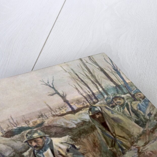 A French Trench in the Village of Souchez by Anonymous