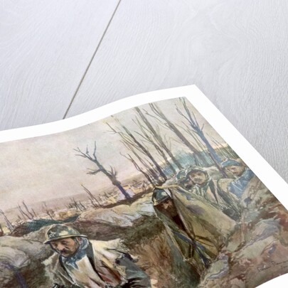 A French Trench in the Village of Souchez by Anonymous