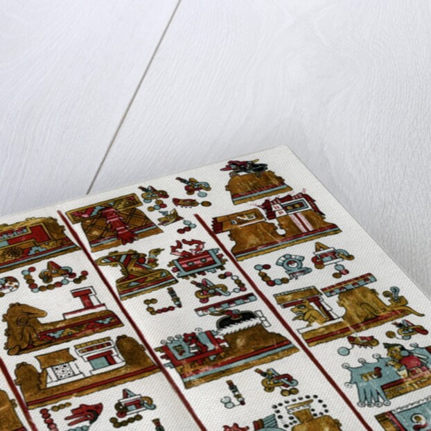 A page from the Codex Vindobonensis Mexicanus I by Anonymous