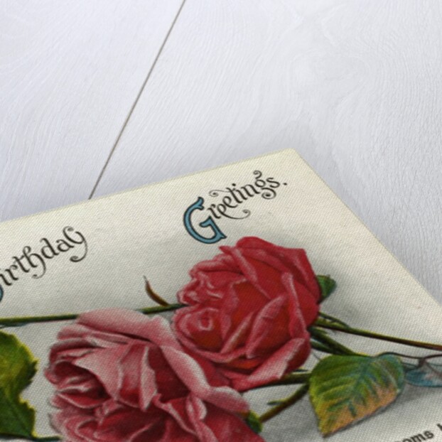 Birthday card by Anonymous