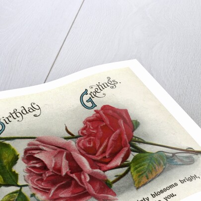 Birthday card by Anonymous