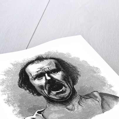 Horrified facial expression by Anonymous