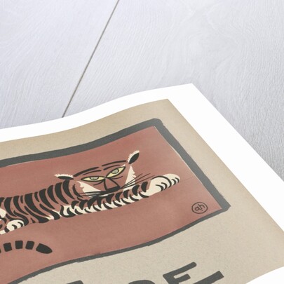 Resting tiger by Anonymous