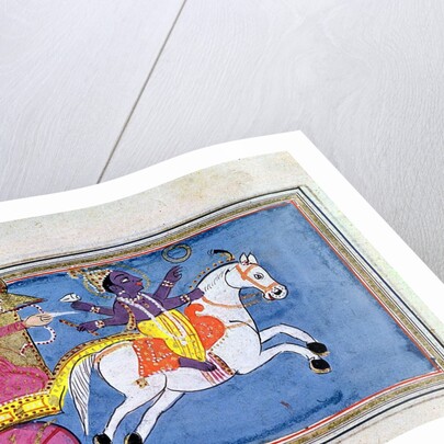 Arjuna and Krishna by Anonymous