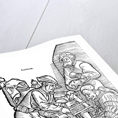 Amputation of a leg without anesthetic by Anonymous