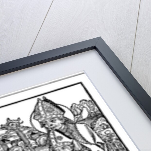 St. Dionysius praying to the Virgin and Child by Anonymous