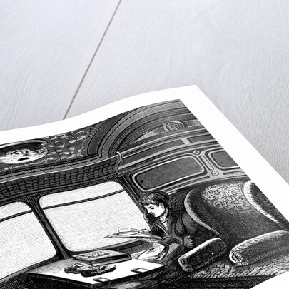 Woman passenger on Orient Express by Anonymous