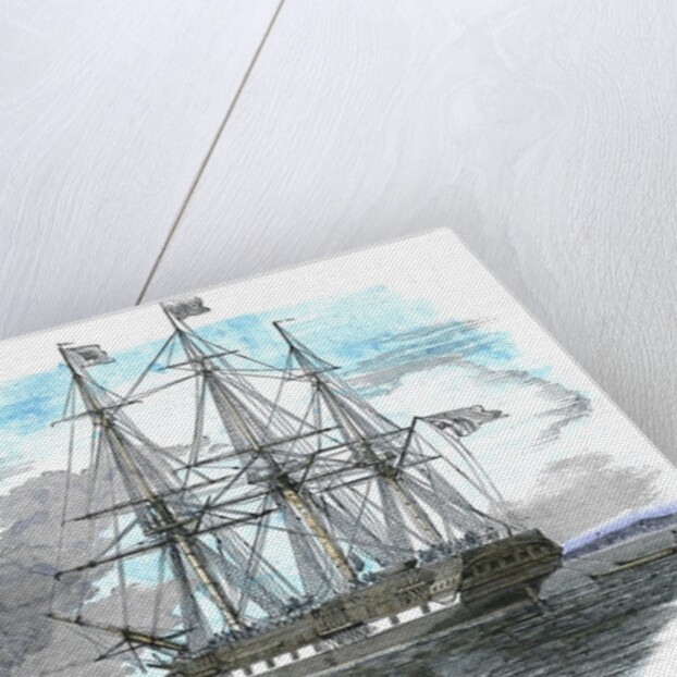 British emigrant ship leaving for Australia by Anonymous